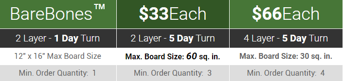 Cheap PCB 2 & 4 Layer Special Offer